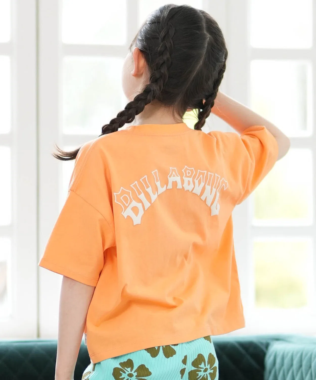 Детская футболка с принтом BILLABONG, Yellow