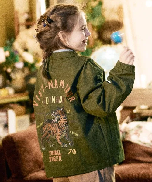 Детская куртка с вышивкой KRIFF MAYER Kid's Collection, Olive