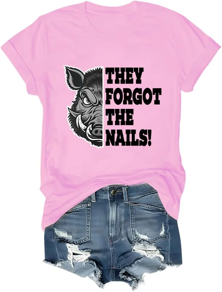Футболка They Forgot The Nails, Pink
