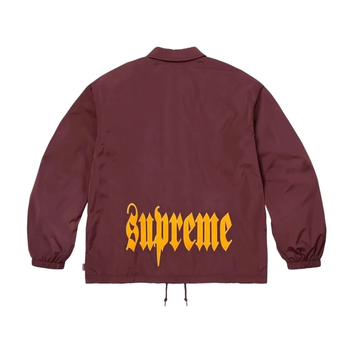 Мужская куртка FW26 Coaches Jacket 'Burgundy' Supreme, бордовый — фото 3