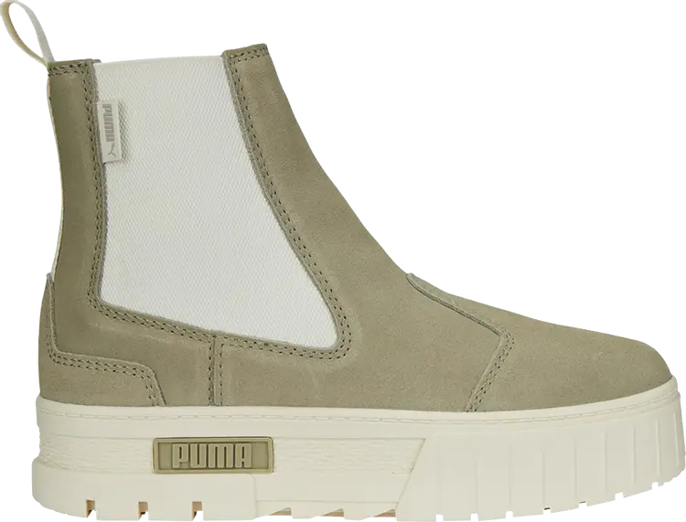 Кроссовки Puma Wmns Mayze Chelsea Suede Birch, зеленый