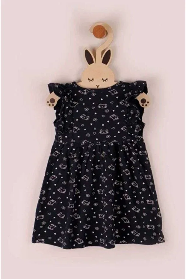 Детское платье для девочек с принтом Stella Kids, Navy Blue — фото 2