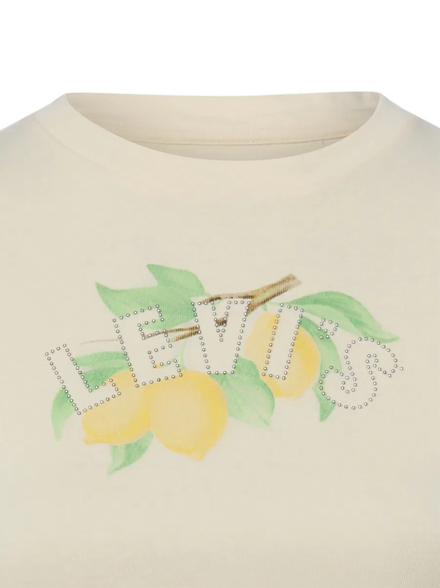 Футболка LEVI'S светло-бежевого цвета — фото 3