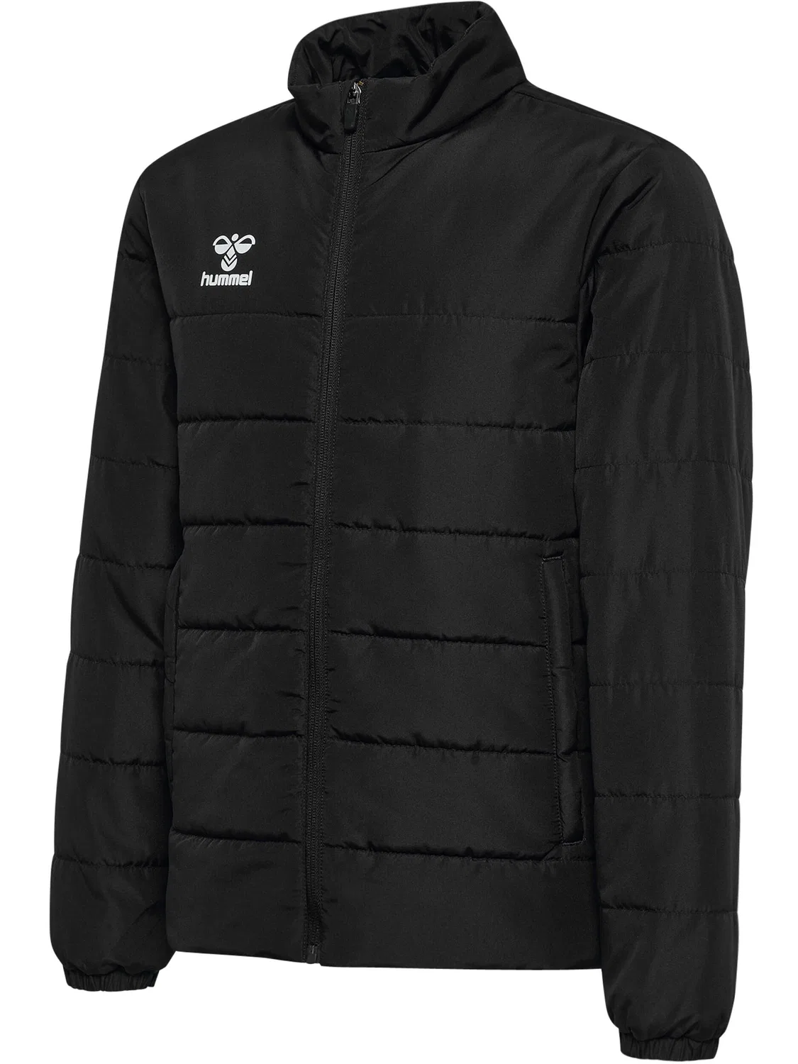 Детская куртка с водоотталкивающей пропиткой HMLESSENTIAL SHORT BENCH JKT KIDS Hummel, Schwarz — фото 2