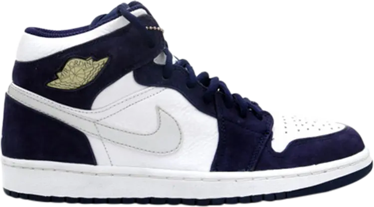 

Кроссовки Air Jordan 1 Retro + Midnight Navy, белый, Белый;черный, Кроссовки Air Jordan 1 Retro + Midnight Navy, белый