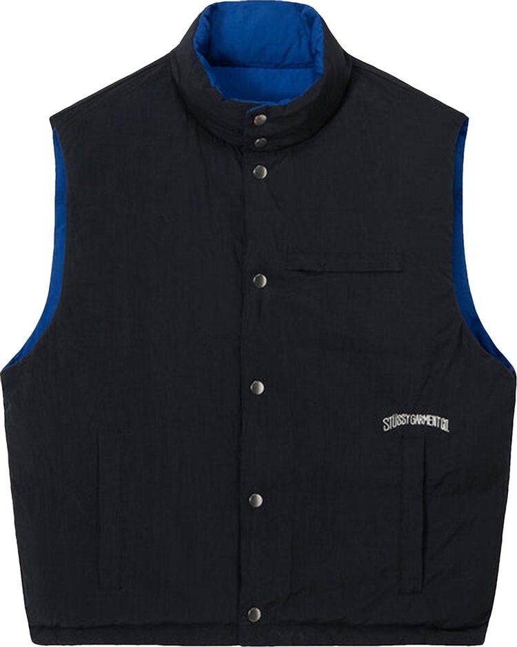 Жилет Stussy Reverse Down Workgear Vest 'Royal', разноцветный — фото 2