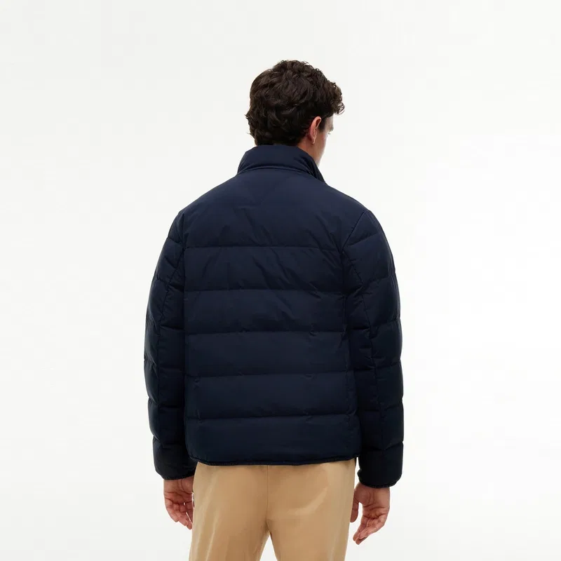 Мужская куртка пуховик с воротником-стойкой Tommy Hilfiger, Navy Blue DW5 — фото 4