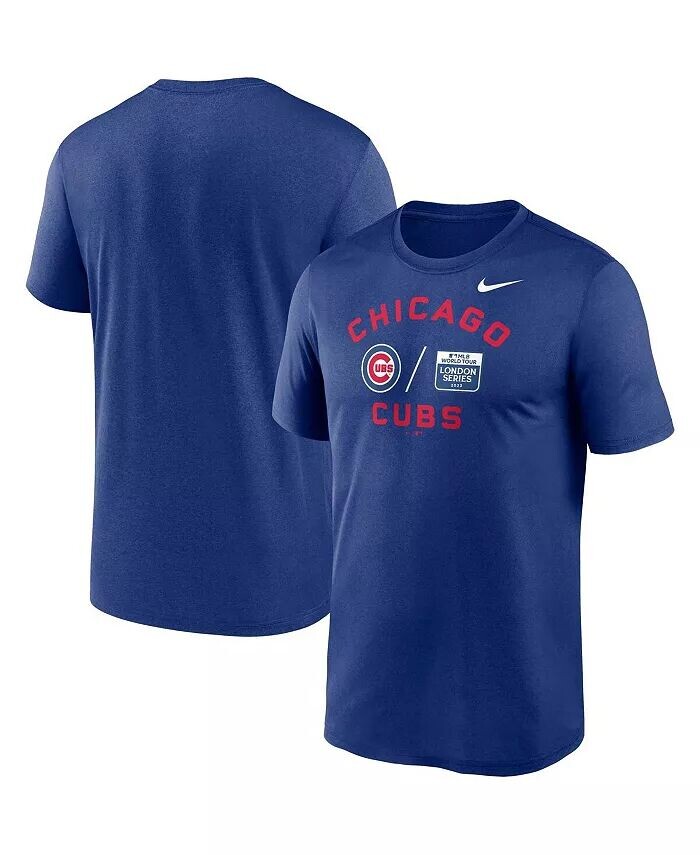 

Мужская футболка Royal Chicago Cubs 2023 MLB World Tour: London Series Legend Performance Nike