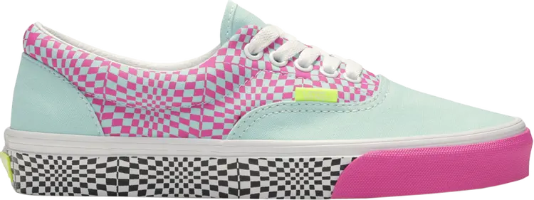 

Кеды Vans Era Checkerboard Pink Blue Black, разноцветный