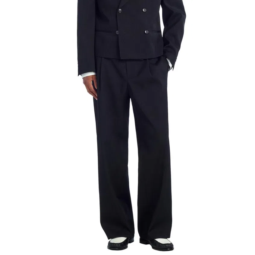 Мужские брюки от костюма Black Moderate ZARA, Черный — фото 4