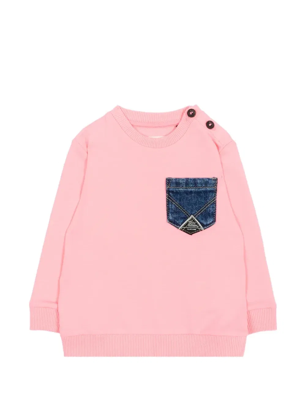 Толстовка с джинсовым карманом Roy Rogers Kids, розовый