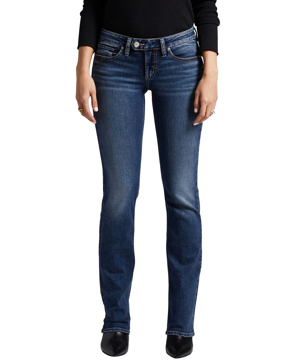 

Женские зауженные джинсы с низкой посадкой вторник Silver Jeans Co.