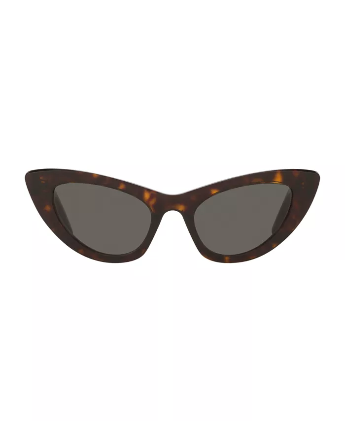 Женские классические солнцезащитные очки, YS000090 Saint Laurent, коричневый — фото 2