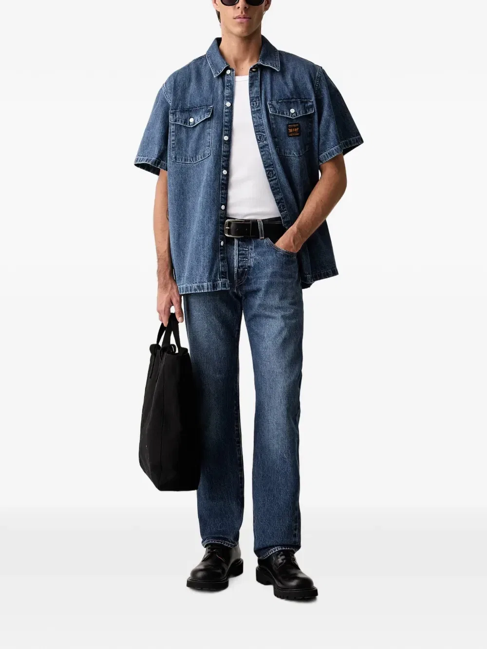 501 Свободные джинсы прямого кроя Levi's, синий — фото 2