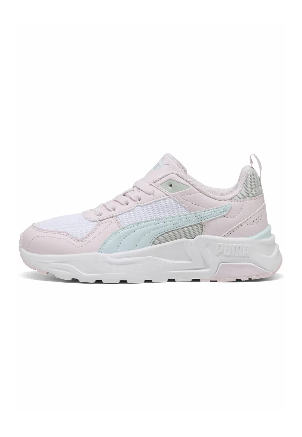 Кроссовки Trinity 2 lt jr унисекс Puma, White-Aqua Glow-Powder Pink