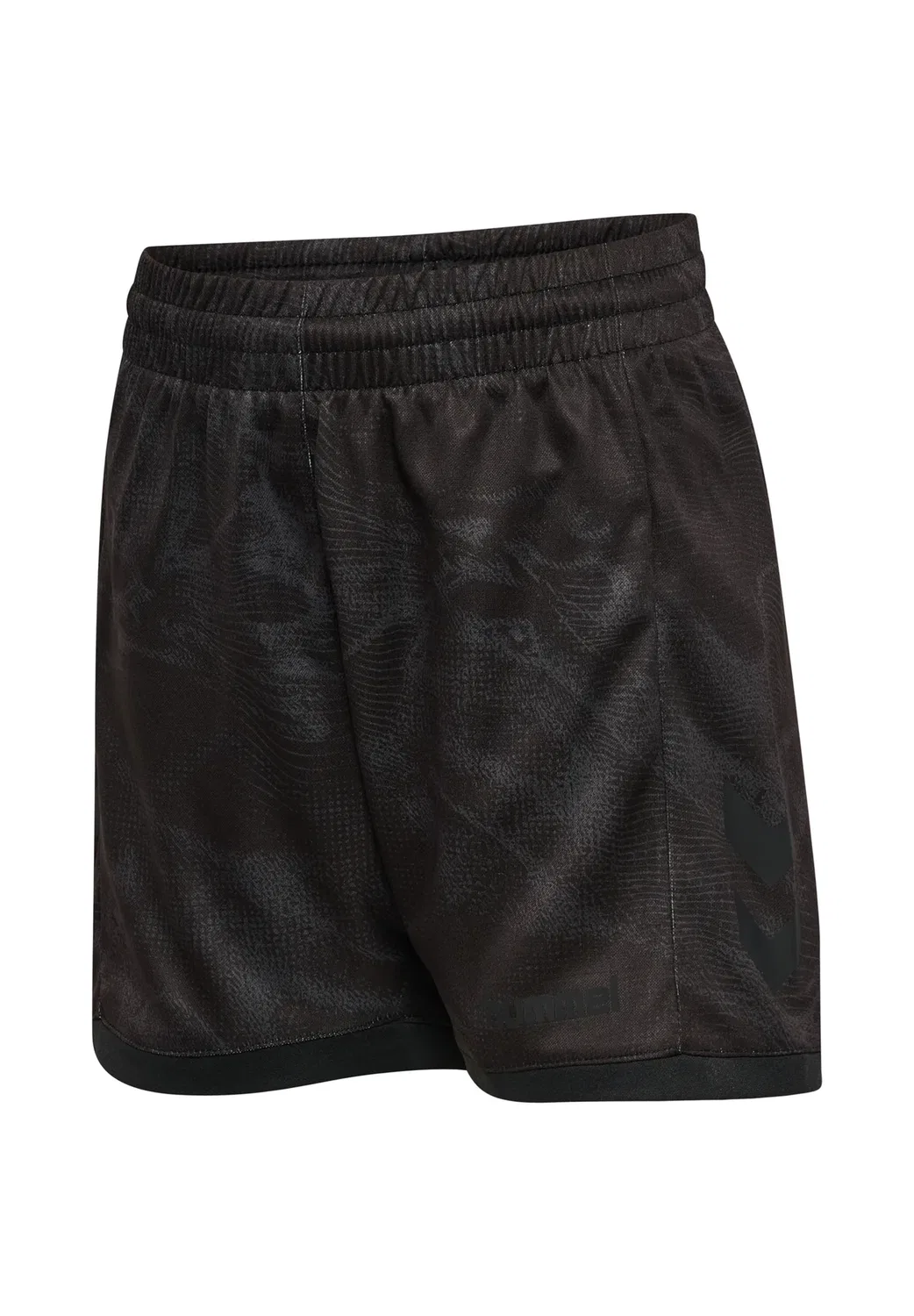 Детские спортивные шорты Hmlblaze club26 с графическим принтом, унисекс Hummel, Black Asphalt — фото 4