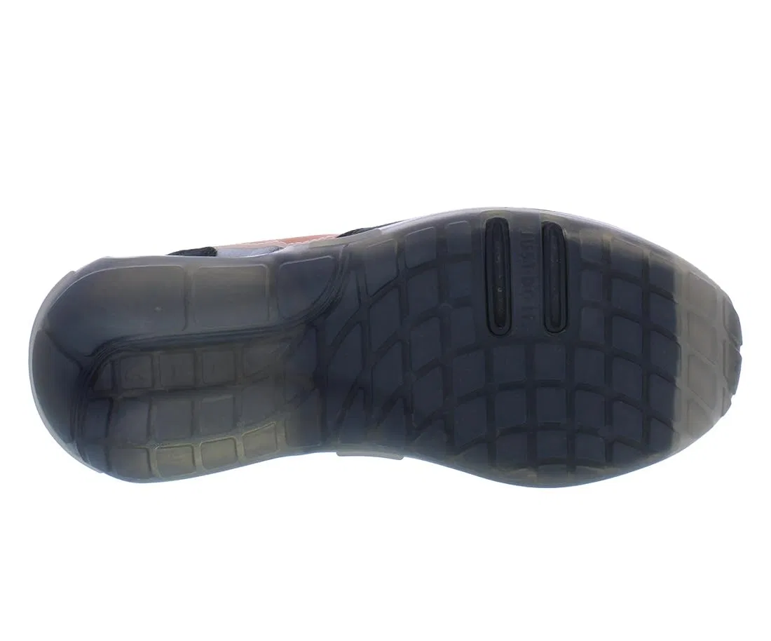 Детские кроссовки для мальчиков с принтом Air Max NIKE, White Orange Safety Black — фото 4