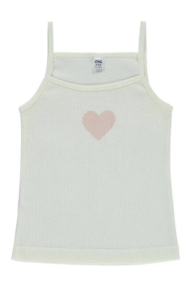 Детский комплект нижнего белья для девочек хлопковый Love ribana Civil Girls, Salmon — фото 4