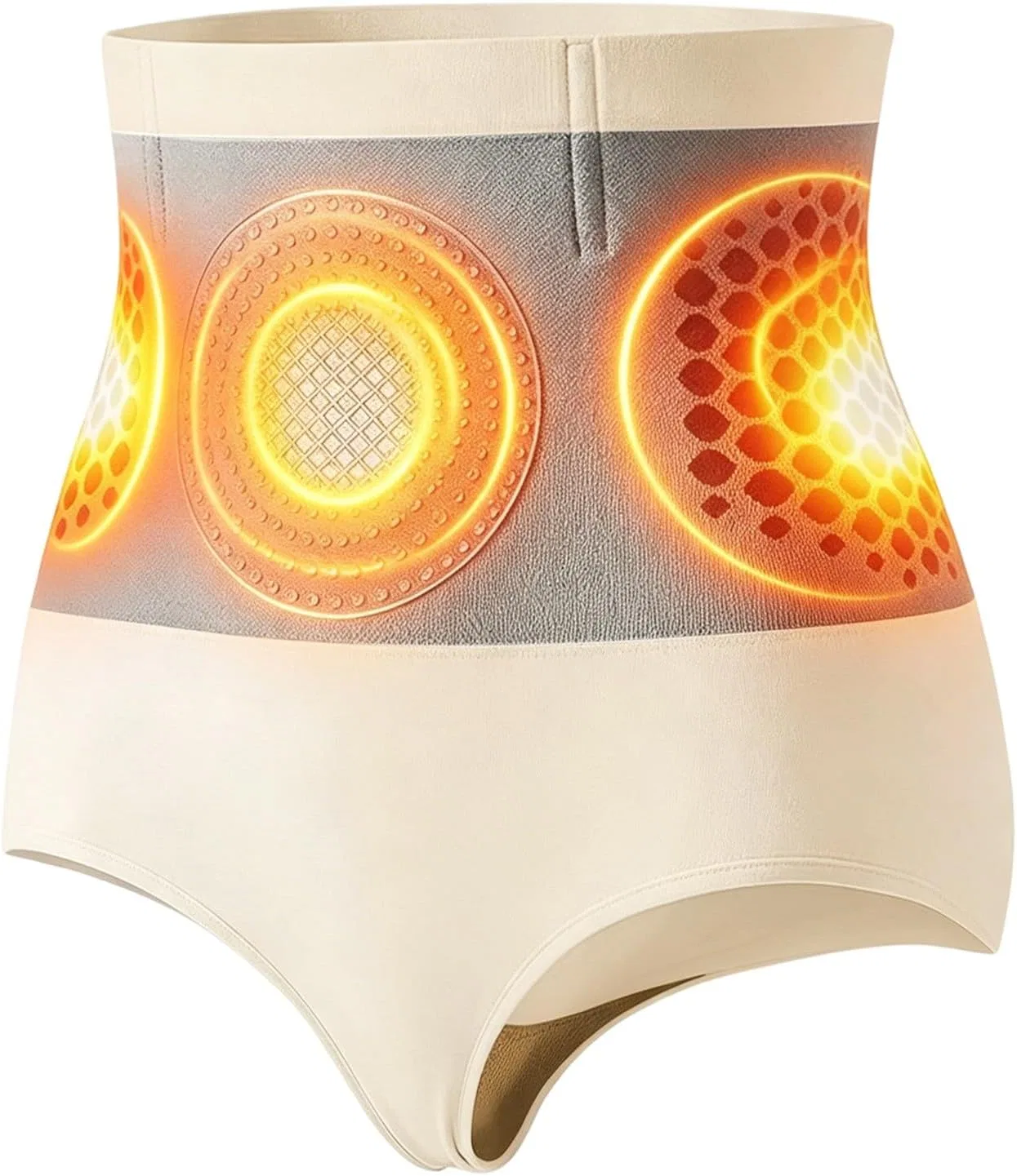 Корректирующее белье 4-в-1, Shapewear, Высокая талия, Бренд Generic, XXL, 01 Beige — фото 4