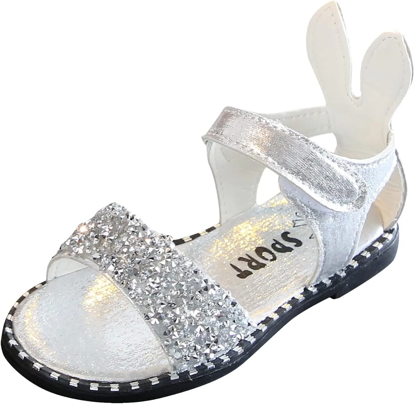 Детские балетки для девочек Belle Slippers, Silver