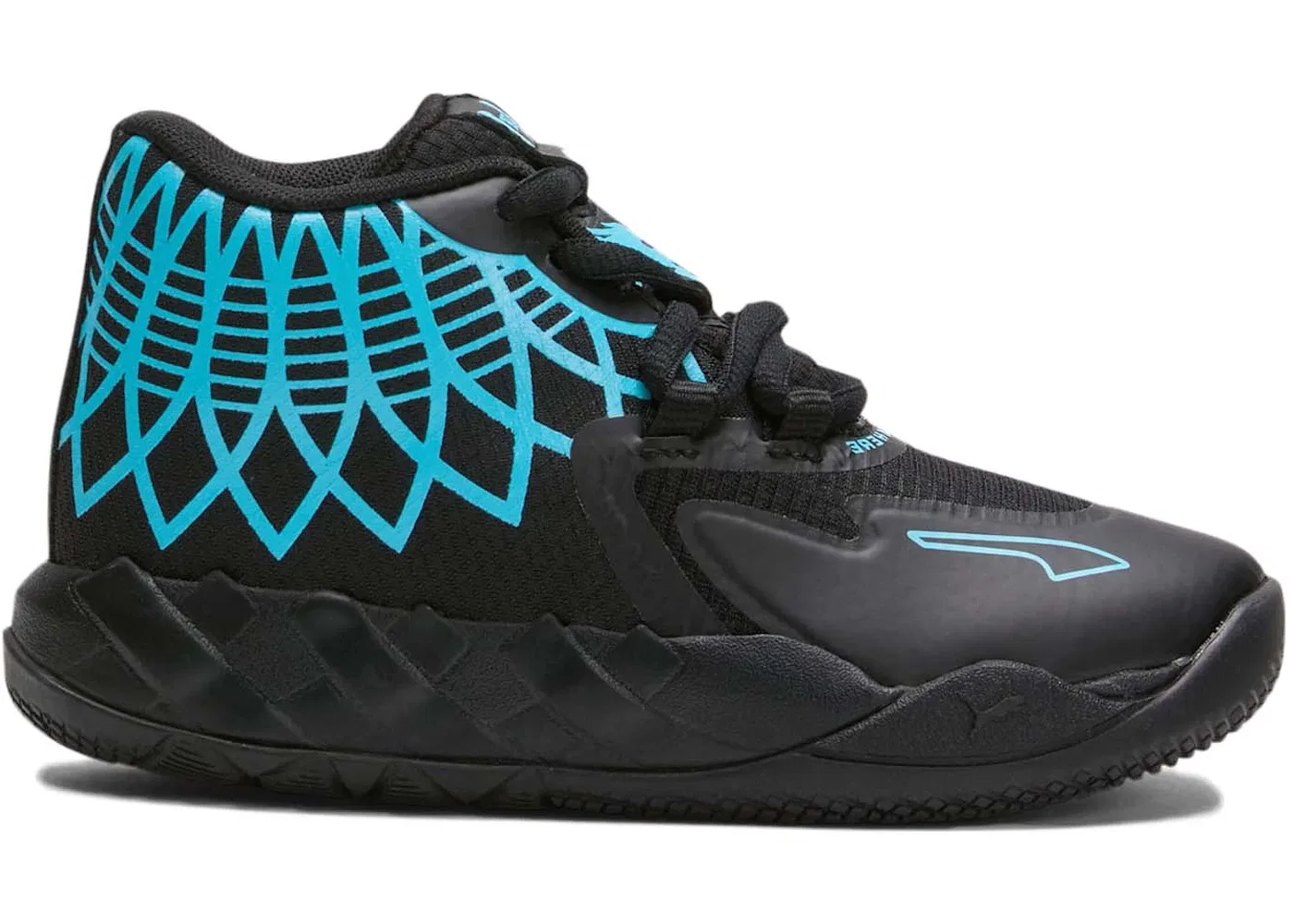 Детские кроссовки для мальчиков баскетбольные Puma LaMelo Ball MB.01 Puma Black/Blue Atoll