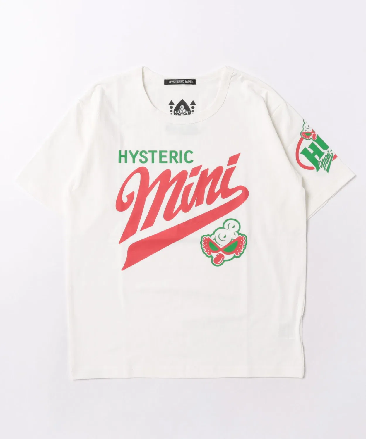 Детская футболка с принтом ROLLING MINI HYSTERIC MINI, White