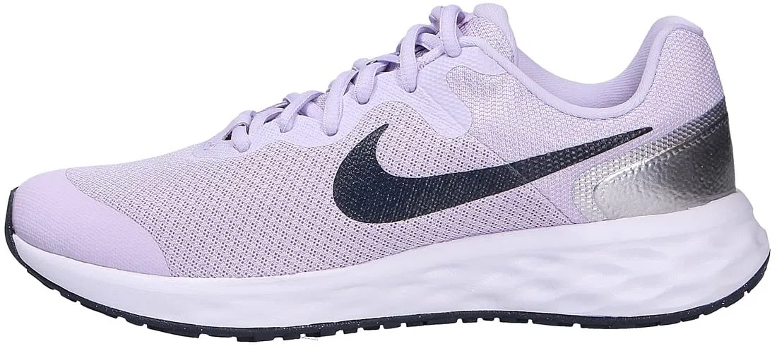 Детские кроссовки для мальчиков с шнуровкой Revolution 6 NIKE, Purple — фото 2