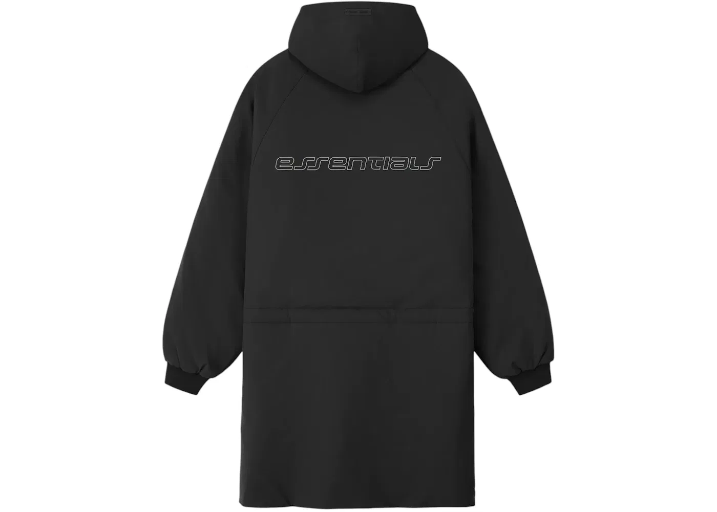 Мужская парка с капюшоном Fear of God Essentials Tech Nylon Hooded Parka, Vintage Black — фото 2