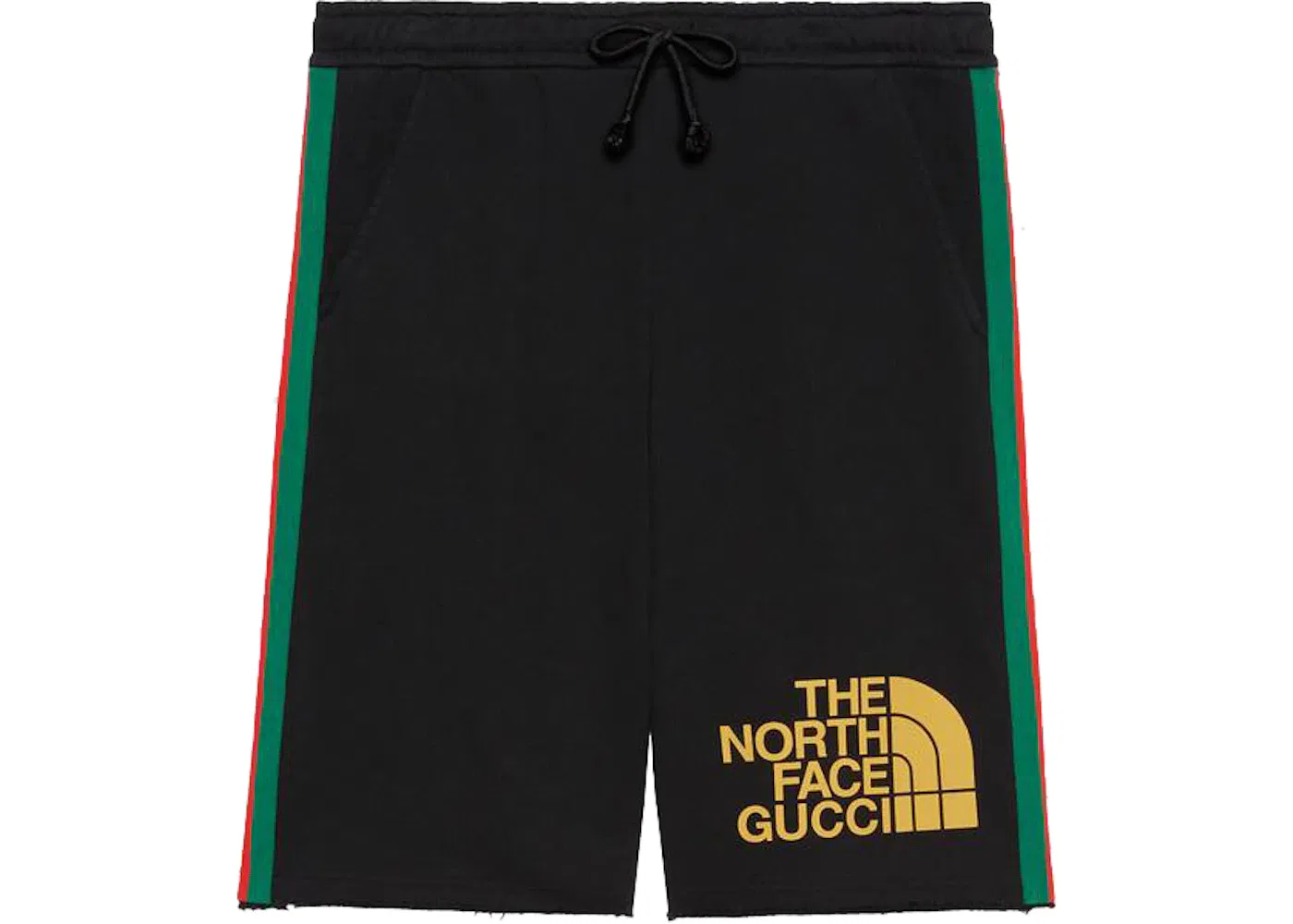 Мужские шорты с принтом Gucci x The North Face Web Print Gucci, Black