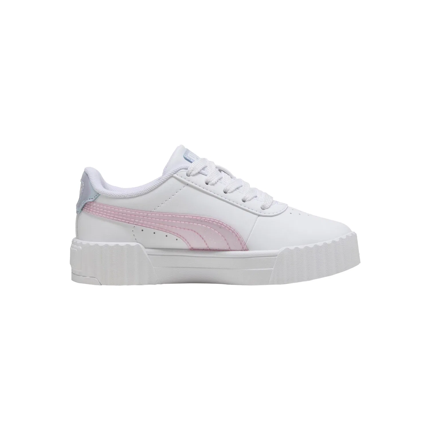 Детские кроссовки с принтом Carina 3.0 Blurry Dreams Puma, Weiss — фото 2