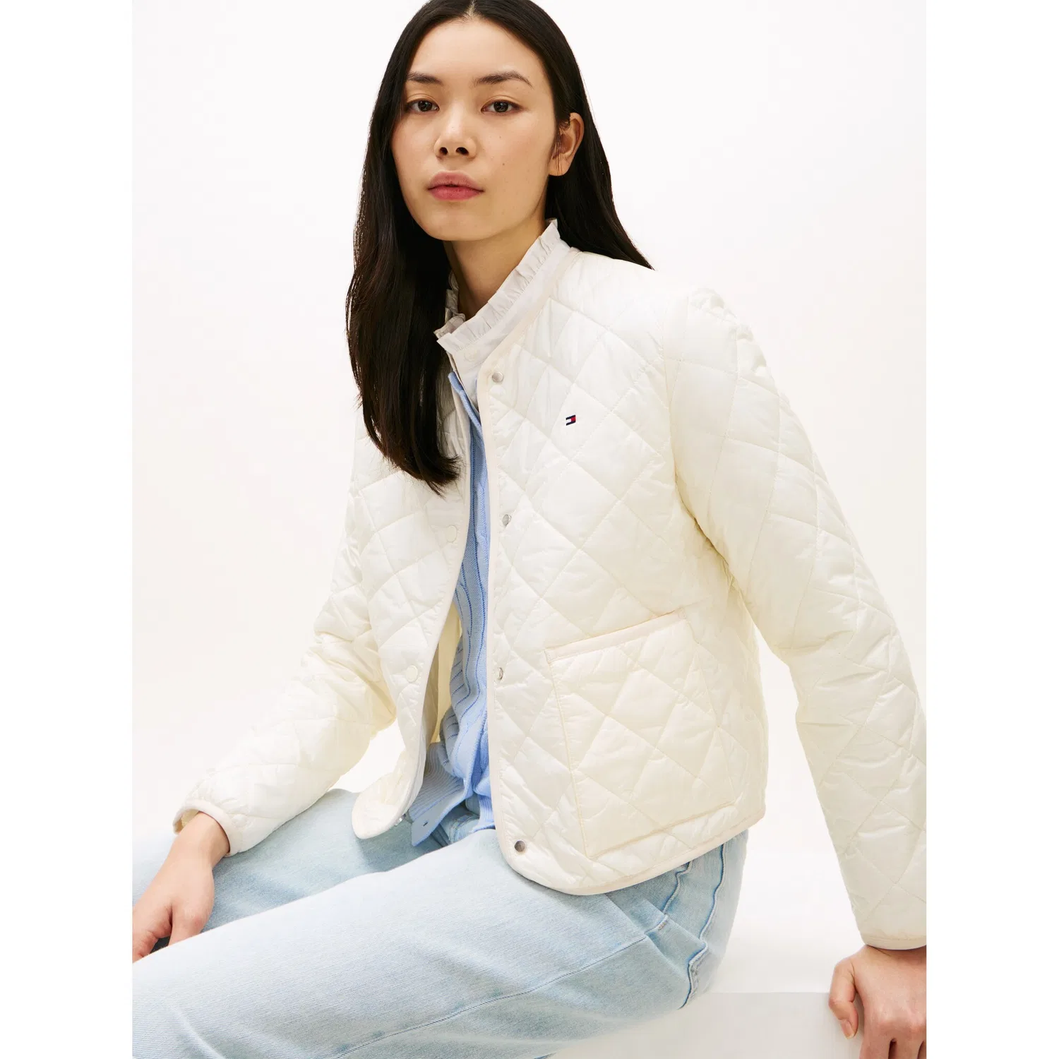 Женская стеганая куртка Regular Fit Tommy Hilfiger, Calico — фото 2