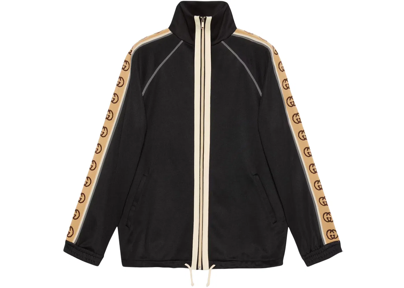 Мужская куртка оверсайз из технического джерси Gucci, Black
