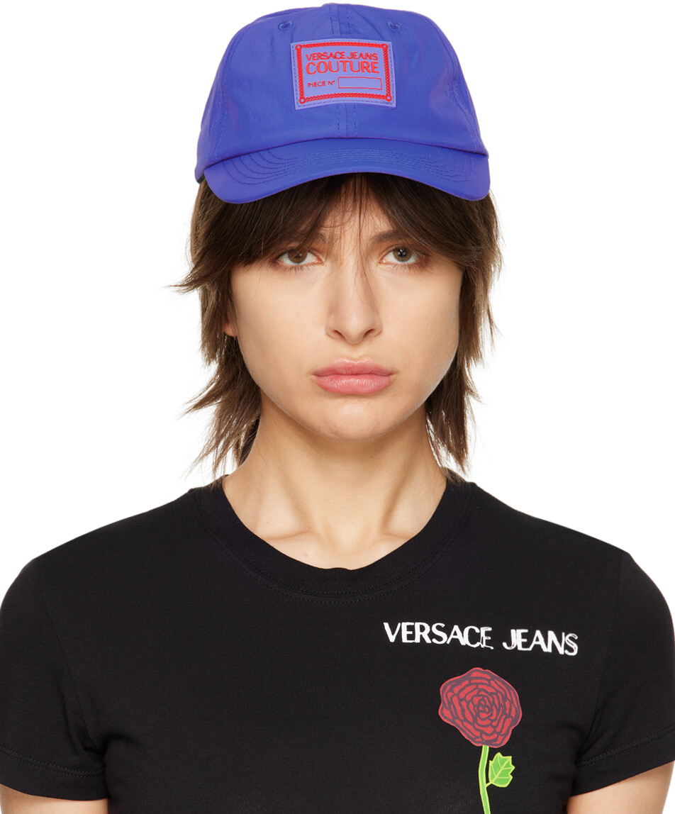 

Синяя кепка с цифрами Versace Jeans Couture