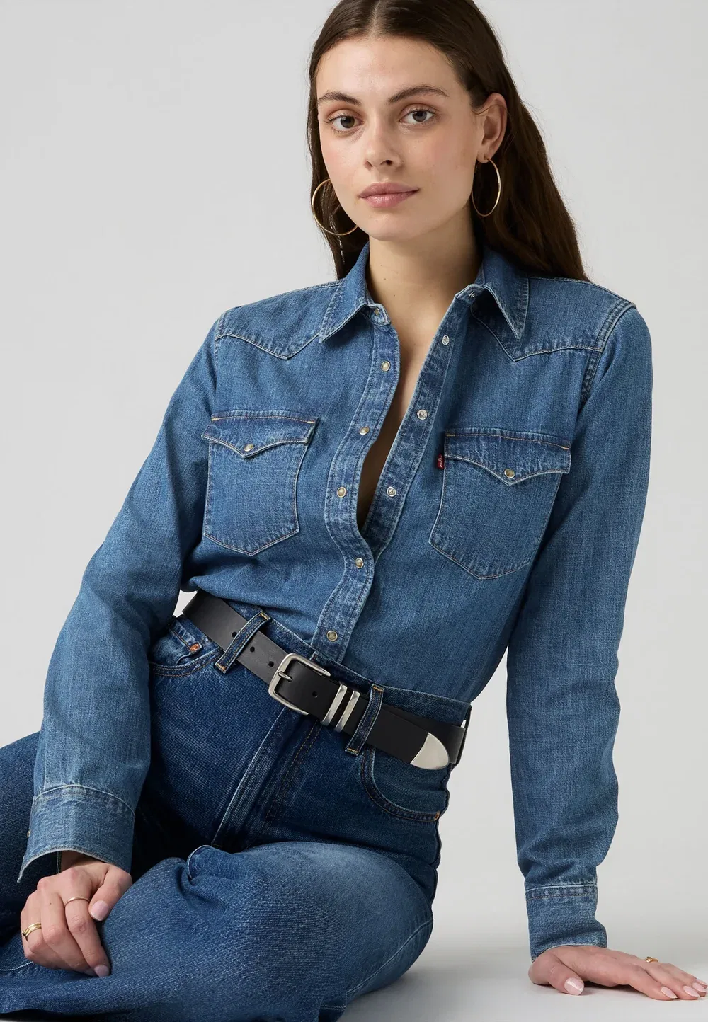 Классический вестерн - блузка на пуговицах Levi'S, All Day Long