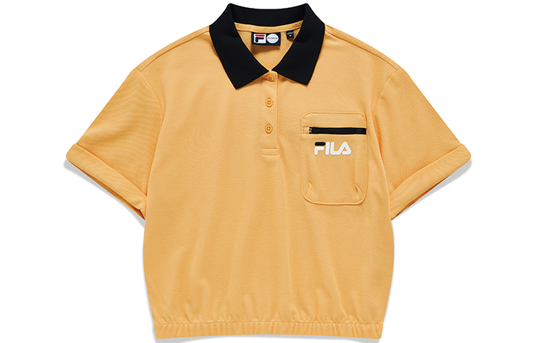 

FILA FUSION Женские поло светло-оранжевый желтый