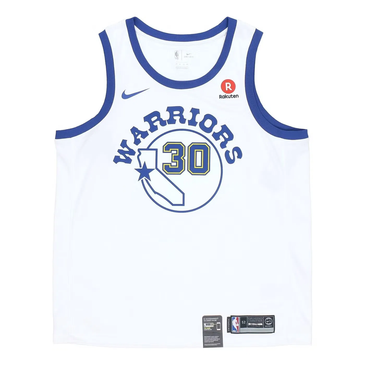Джерси баскетбольное с принтом Curry 30 Hardwood Classic Swingman Nike, белый