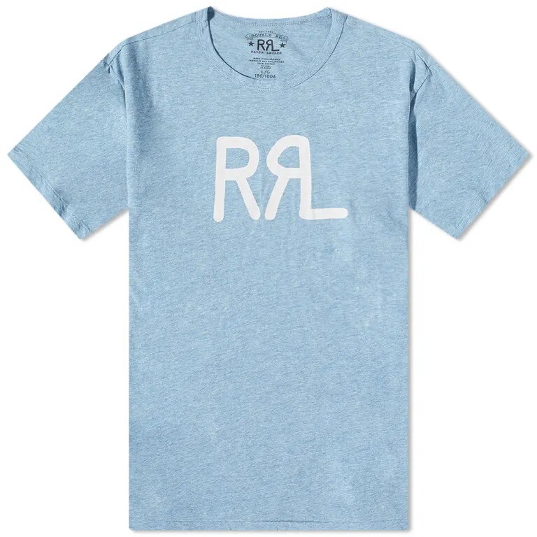 

Футболка Rrl Logo, голубой, Синий, Футболка Rrl Logo, голубой