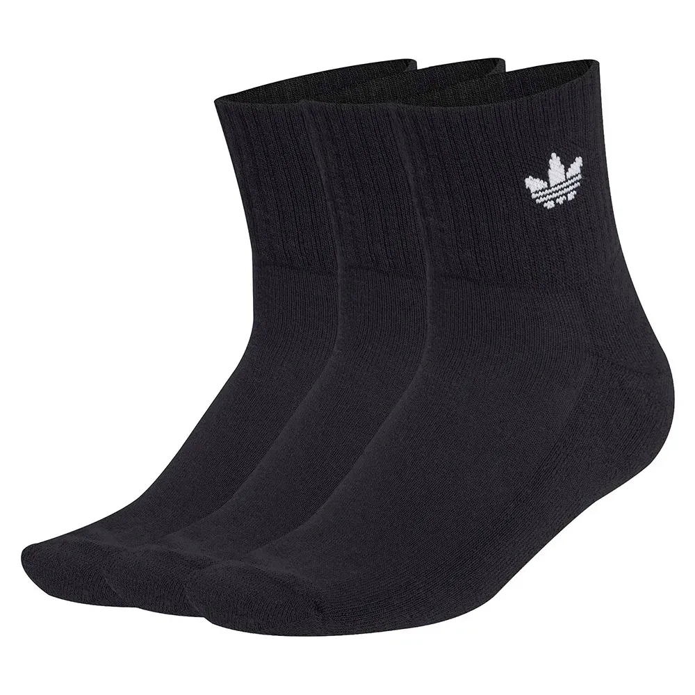 Носки средней высоты 3 пары Adidas Originals, черный
