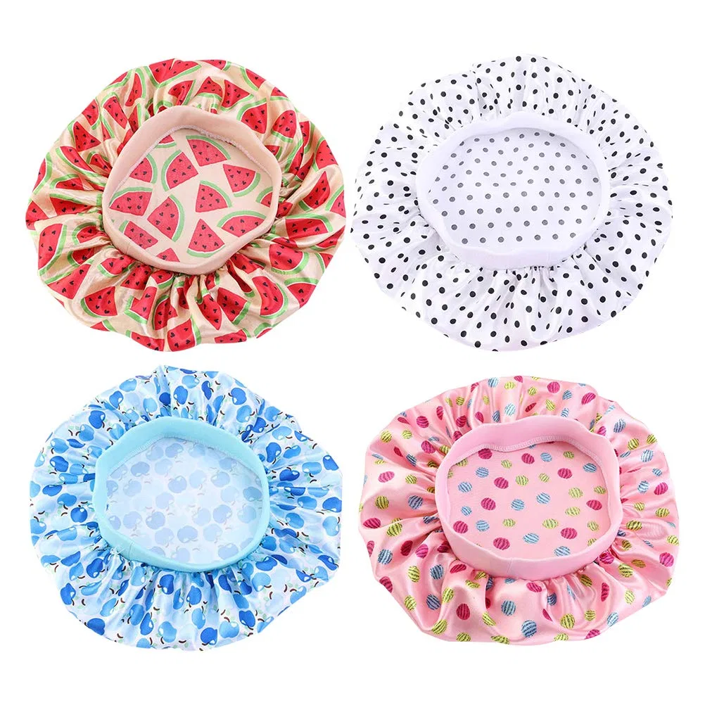 Шапочка для душа Satin, Gatuida, 4 шт, 22x17x1 см, Sortierte Farbe