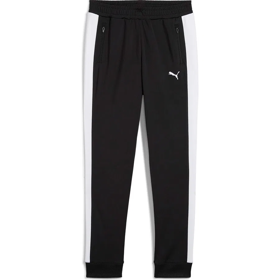 Спортивные брюки с фирменными полосами Puma T7 Always On, Черный — фото 4