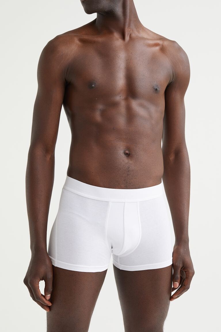 

Комплект из 5 коротких трусов Xtra Life H&M, белый