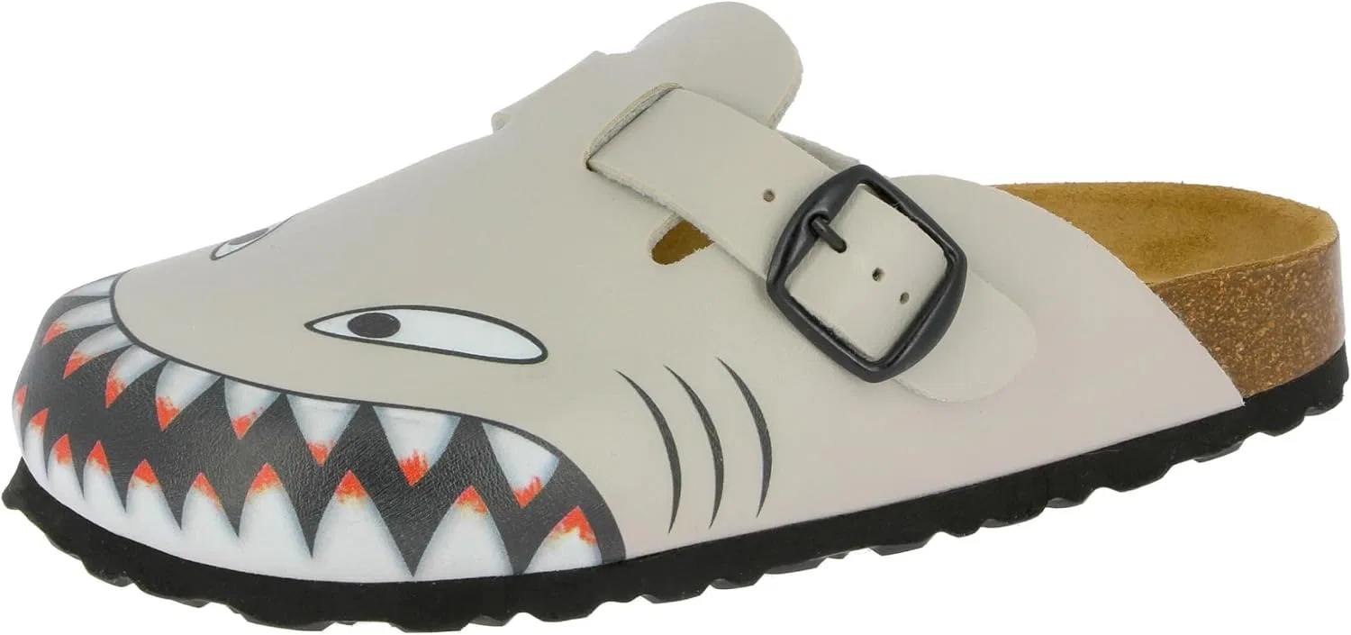 Детские мюли-клоги Shark Lico, Grey