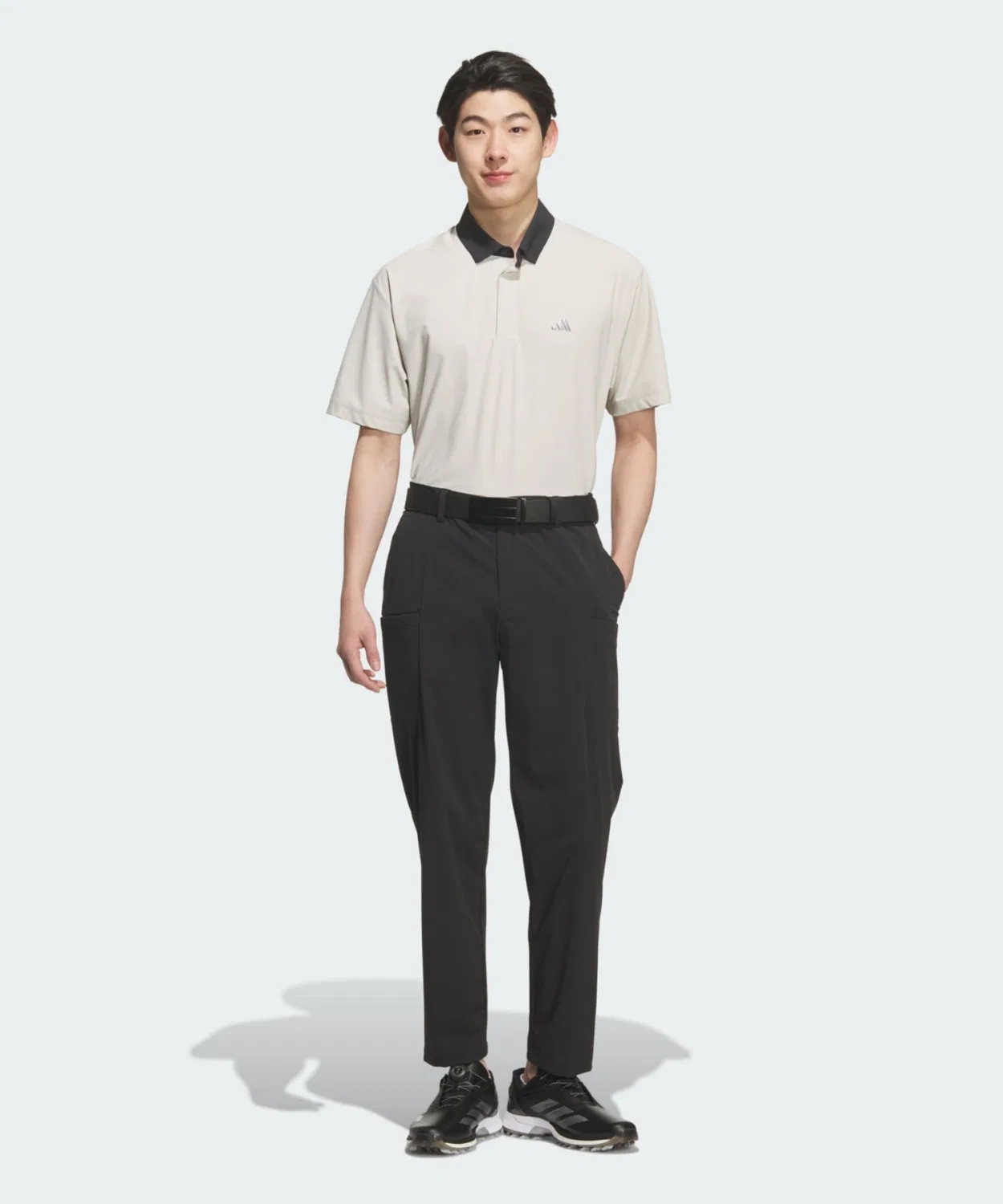 Мужские брюки для гольфа с утягивающим эффектом, Adidas, Black — фото 3