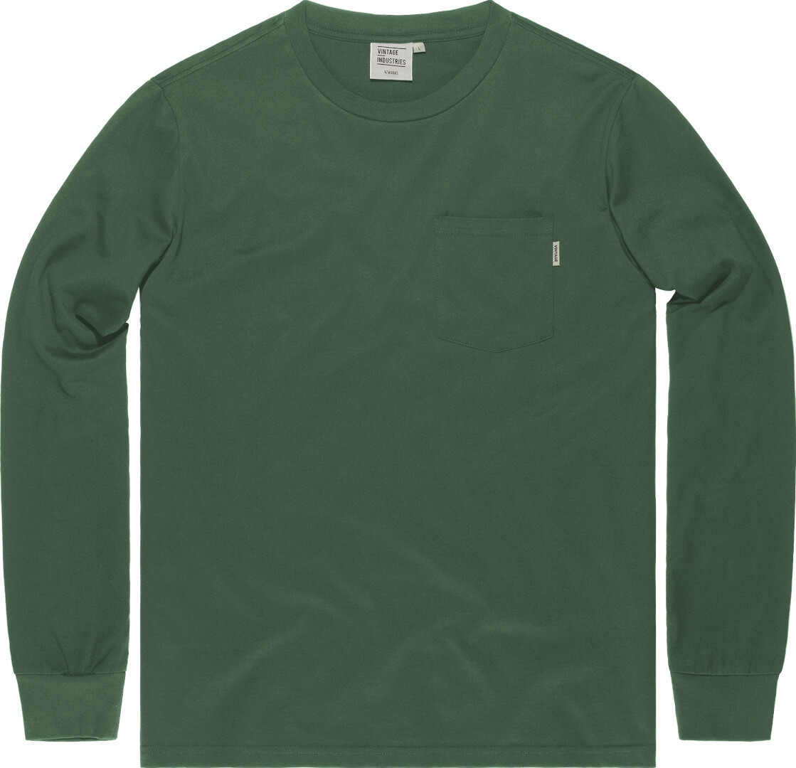 

Рубашка Vintage Industries Grant Pocket с длинным рукавом, оливковая