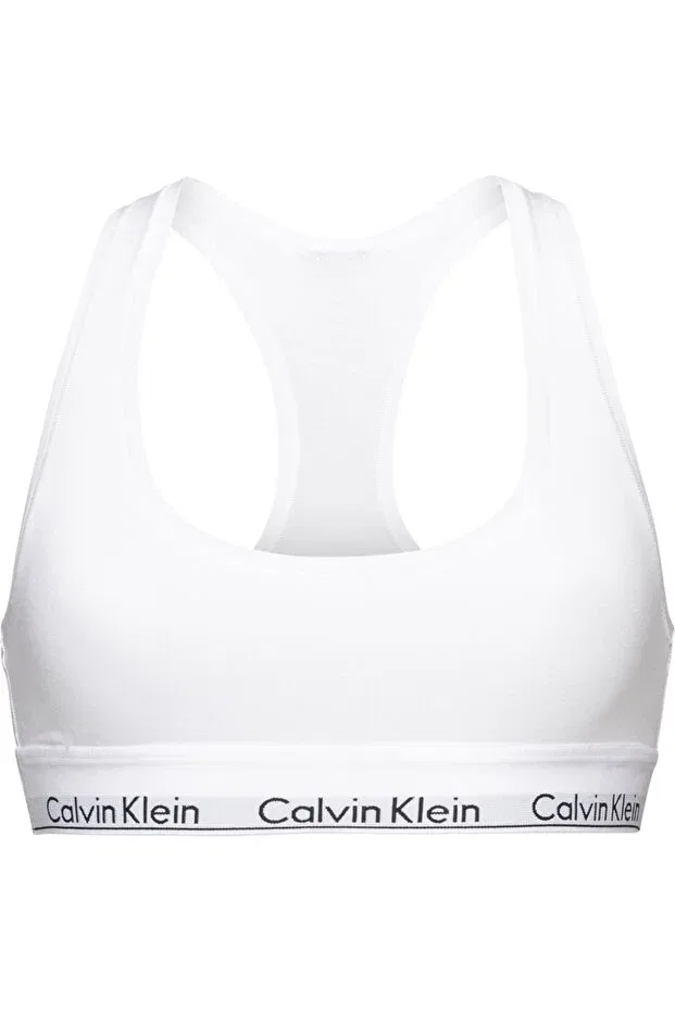 Женская бралетте хлопковое Calvin Klein, White