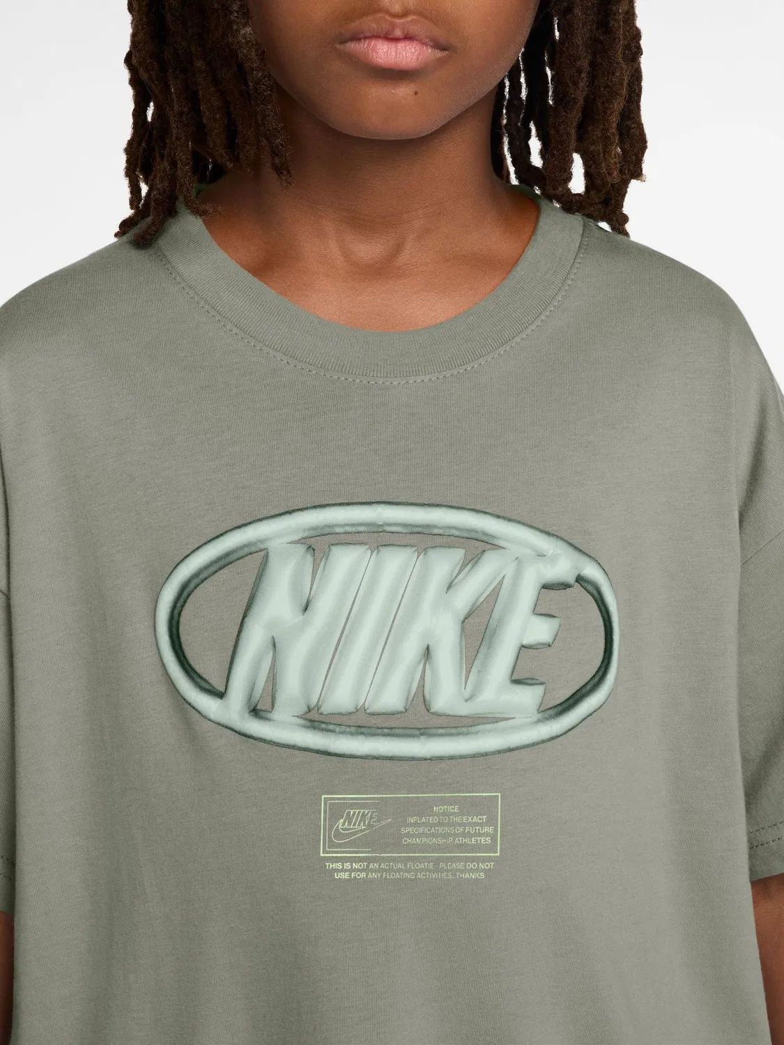 Футболка Nike Sportswear Max90 Nike, Spruce Fog Grey — фото 3