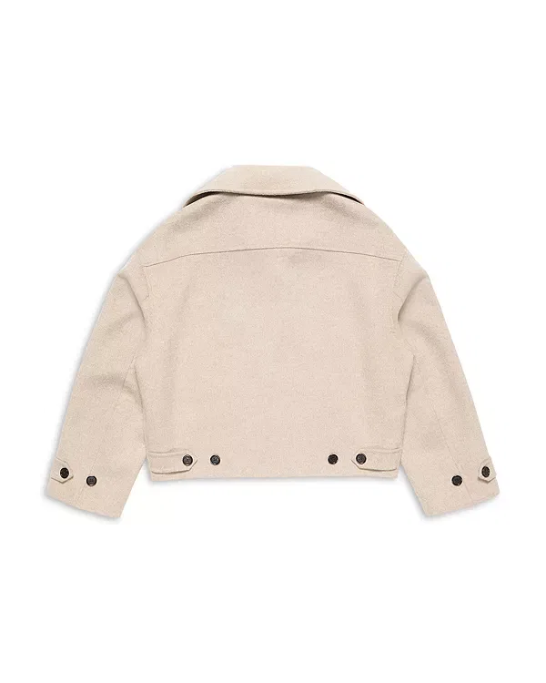 Женский свитер с воротником-хобот из шерсти и кашемира Acne Studios, Oatmeal Melange — фото 2