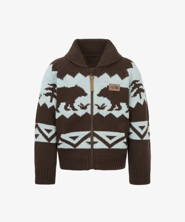 Кардиган детский Cowechan, The North Face Kids, серый