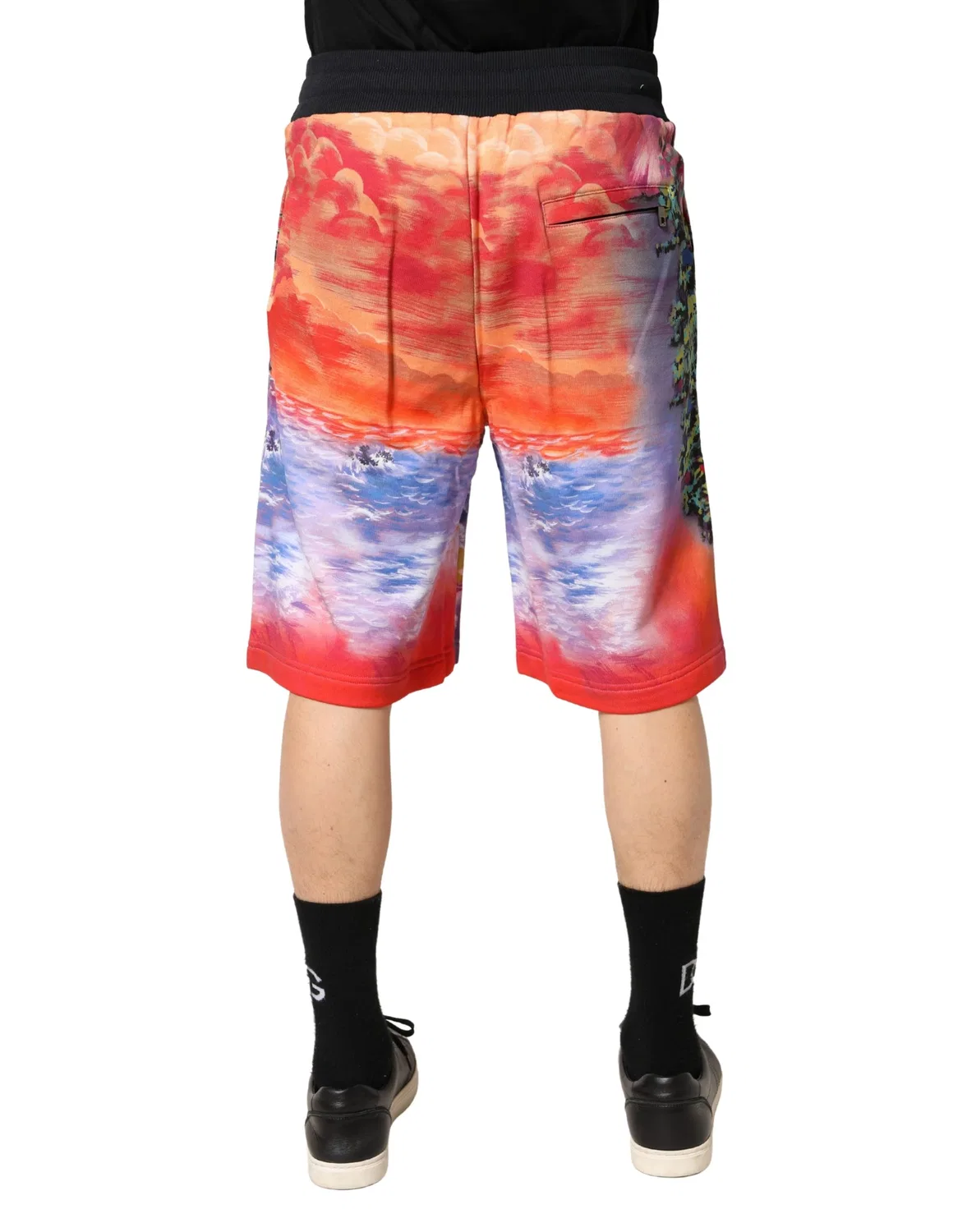 Мужские шорты-бермуды с принтом Bermuda Shorts Dolce & Gabbana, Multicolor — фото 4