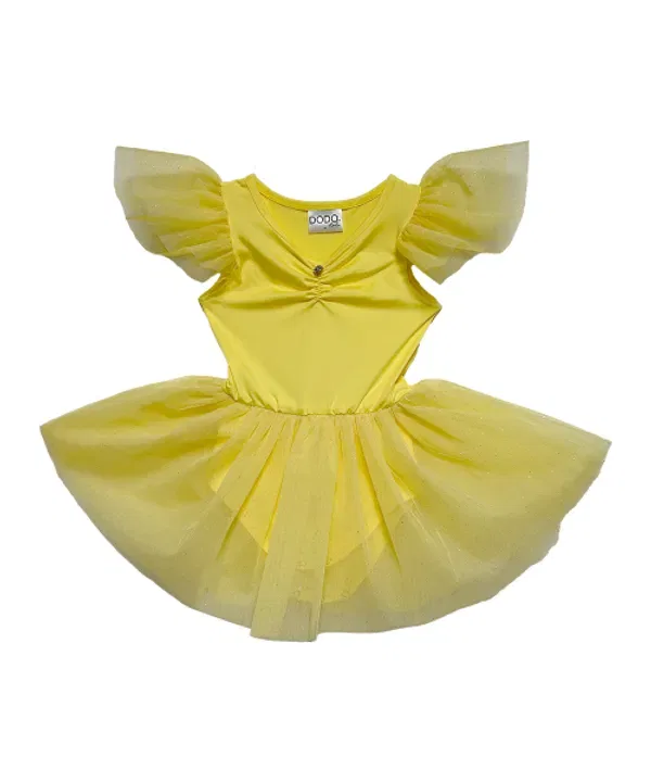 Платье-пачка Mignon tutu dress sunshine, La Maison De Dodo, желтое